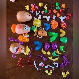 Lot of Playskool Mr Potato Head toy